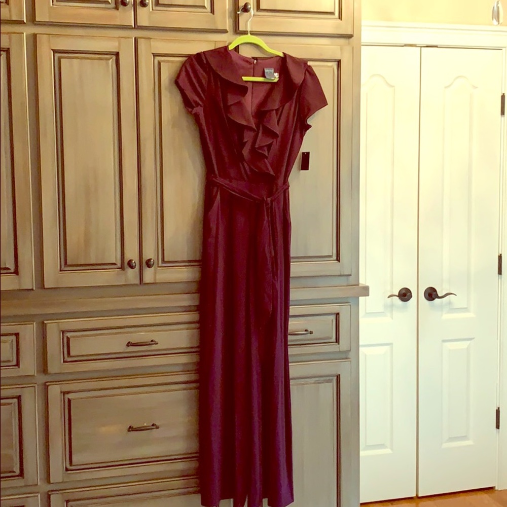 Burgundy Jumpsuit